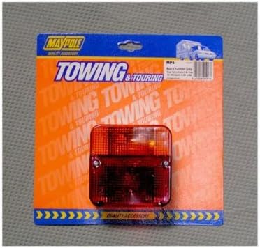 Mp23 Maypole Maypole Square Combination Lamp MP3 for towing and caravan touring ...