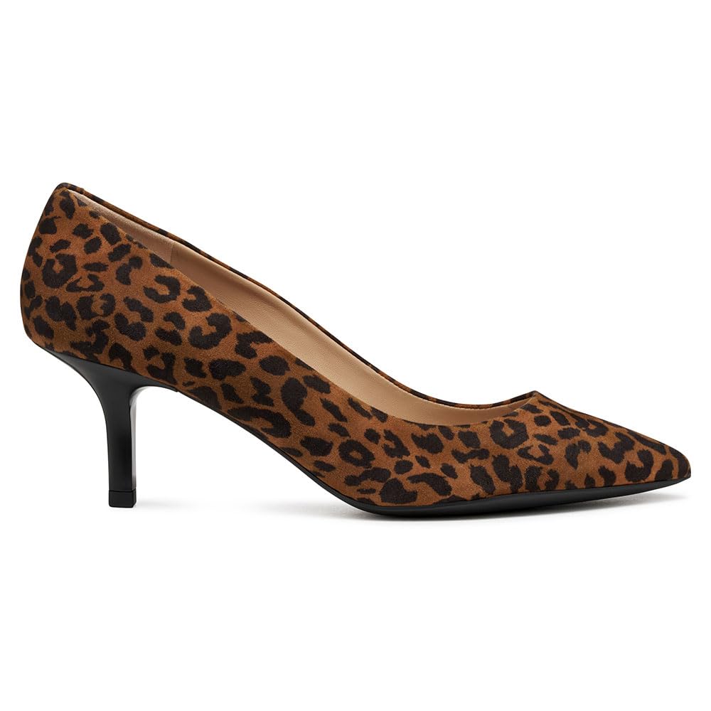 Geox Women's D Kleopy Pump, Brown, 38.5 EU, Brown, 5.5 UK