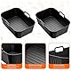 2 Stück Airfryer Silikonform Heißluftfritteuse Zubehör für Russell Hobbs Heißluftfritteuse 2 Kammern 9L(2 x 4.5L), Wiederverwendbar Dual Zone Rapid Airfryer Zubehör für Russel Hobbs 27681-56