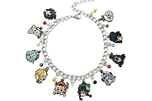 Genshin Impact Anime Bracelet- Charm Bead Braided Bracelet
