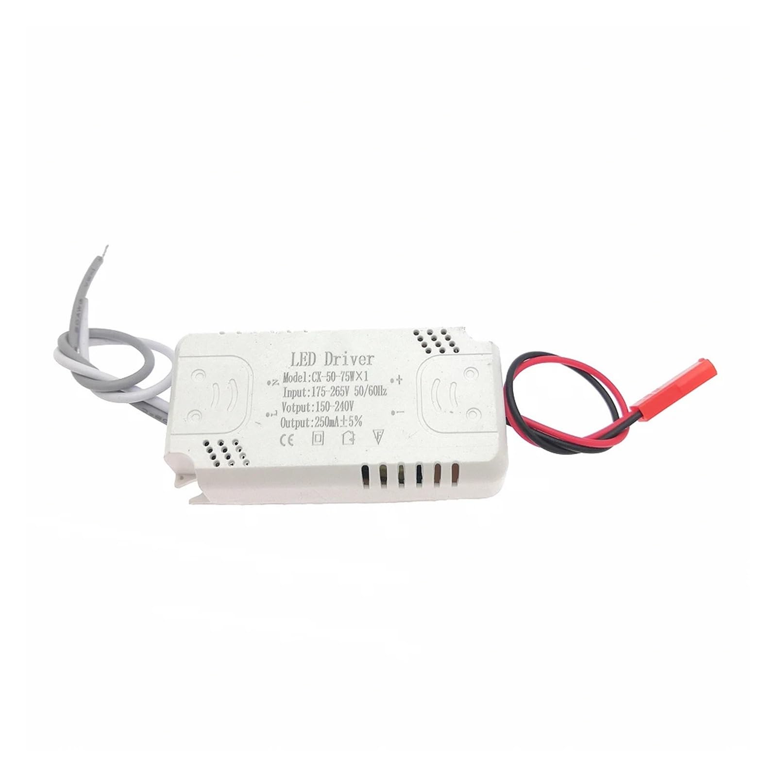 Driver LED 250mA 8-24W 25-40W 37-50W 50-75W unità di Alimentazione AC175-265V Illuminazione for luci e lampadari a(50-75Wx1)