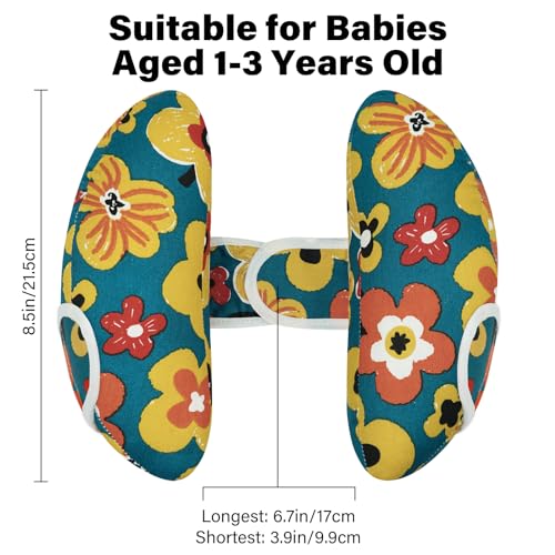 Image of XIGGA Baby Travel Pillow Soft and Comfortable Banana-Shaped, Adjustable Size Stroller Car Pillow Suitable for Boys and Girls.