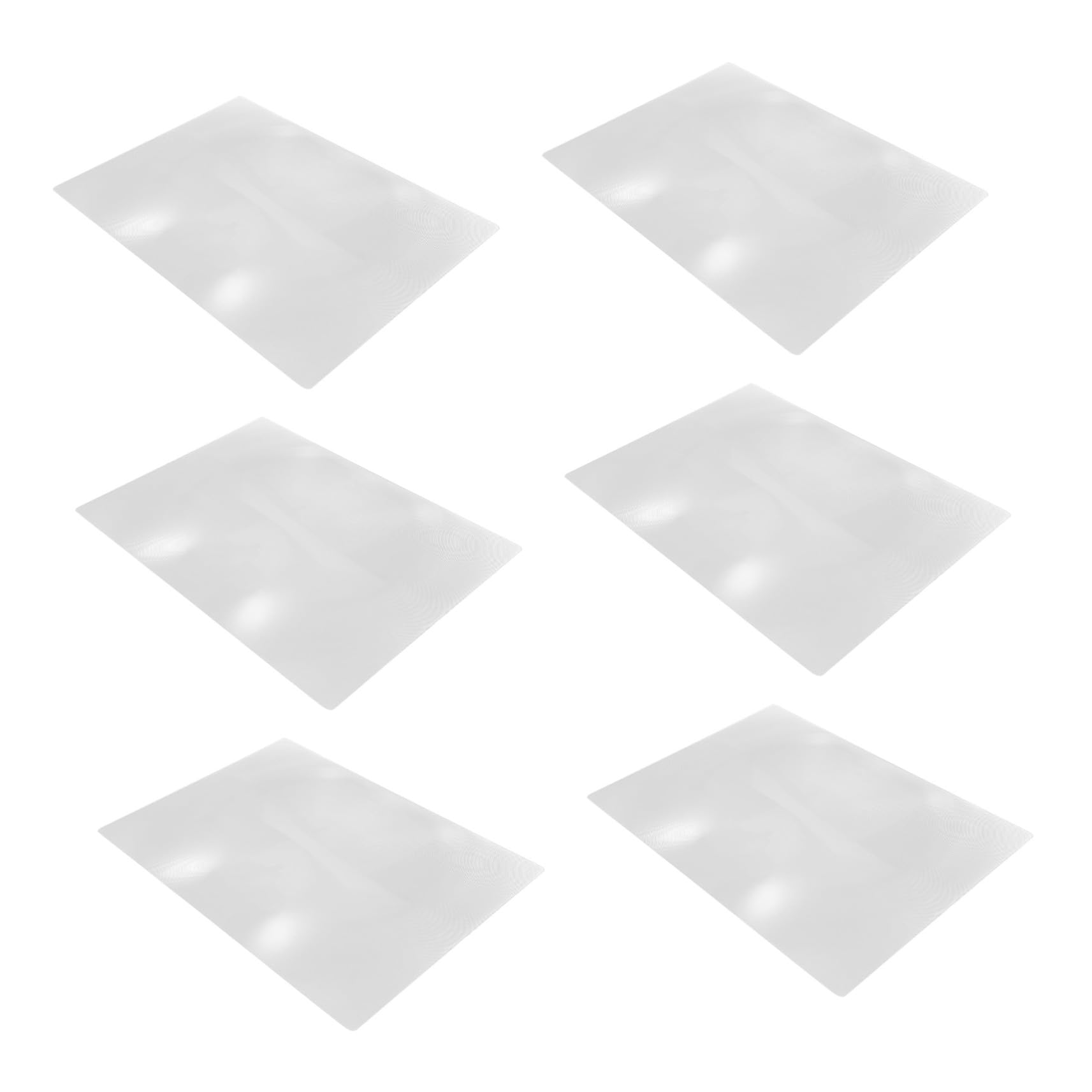 Loupe de lecture marque-page en PVC transparent pour livres lot de 6 pièces