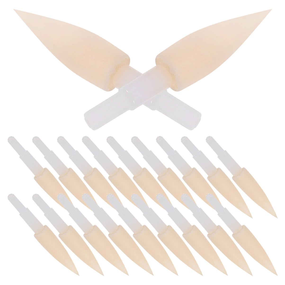 Gadpiparty Calligraphy Brush Pens Refill 30pcs Sponge Pen Tips Replacement Ink for Writing