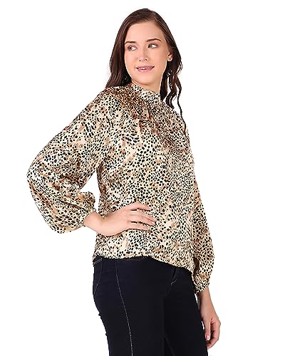 Image of BoheeWohee Women's Full Sleeves Casual Satin Top