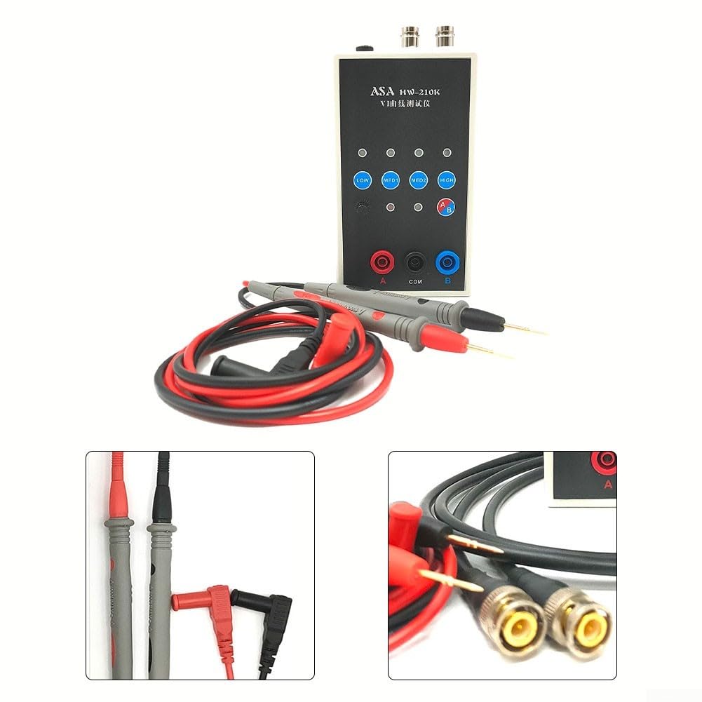 Hw210k Curve Dualchannel Vi Probador de mano Placa de circuito de frecuencia Detección en línea de 4 niveles para tener y excavación compatible analógica