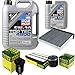 Produktbild QR-PARTS 69350995 Filter Set Inspektionspaket 6 Liter Liqui Moly Motoröl Top Tec 4600 5W-30 MANN-FILTER Innenraumfilter Kraftstofffilter Luftfilter Ölfilter