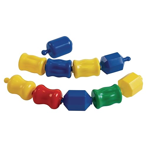 Miniatura 3 de Excellerations Early STEM - Juego de 28 cuentas para niños pequeños, juego de cuentas de bloqueo a presión en cubo de almacenamiento, paquete de 28