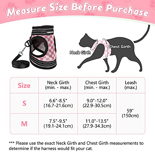 rabbitgoo Cat Harness and Leash, Escape Proof Cat Walking Harness, Adjustable Soft Mesh Kitty Vest Harness for Cats… - Image 3