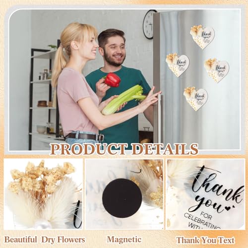 50 imanes decorativos de resina para bodas miniatura 3