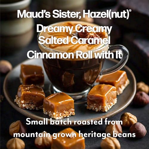 Image of Maud's Salted Caramel, Sweet Hazelnut & Cinnamon Roll Flavored Bundle, 54ct | Medium Roast Flavored Coffee in Single Serve Pods - 100% Arabica Coffee, Compatible with Keurig Coffee Makers