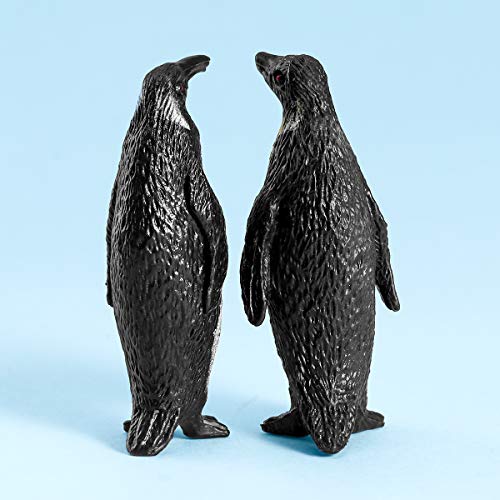 TOYMYTOY Penguin Collection Plastic Ocean Animal Penguin Figure Model For Babies and Children 8pcs