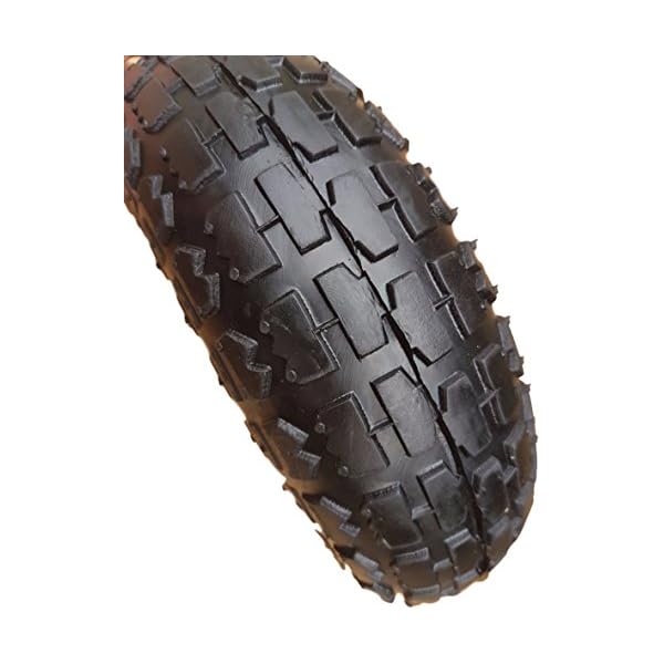 2 x FROSAL Luftrad Stahlfelge Silber | Rad Bollerwagen & Sackkarre | Ersatzrad | 20 mm Achse | Rollenlager 4.10/3.50-4 | Sackkarrenrad Set | Kit | Bugrad | Schubkarre – Bild 4