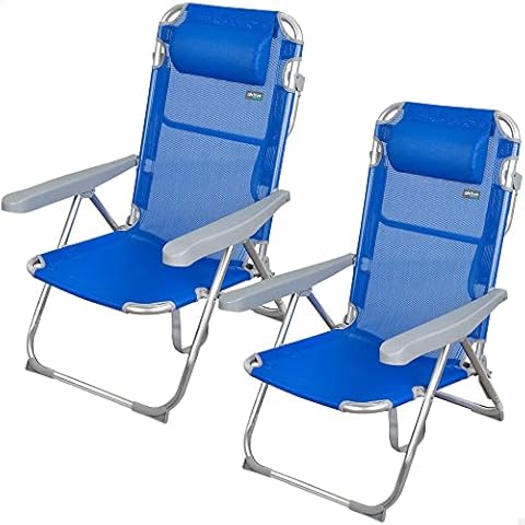 Conjunto de 2 sillas reclinables AKTIVE para exterior Cover