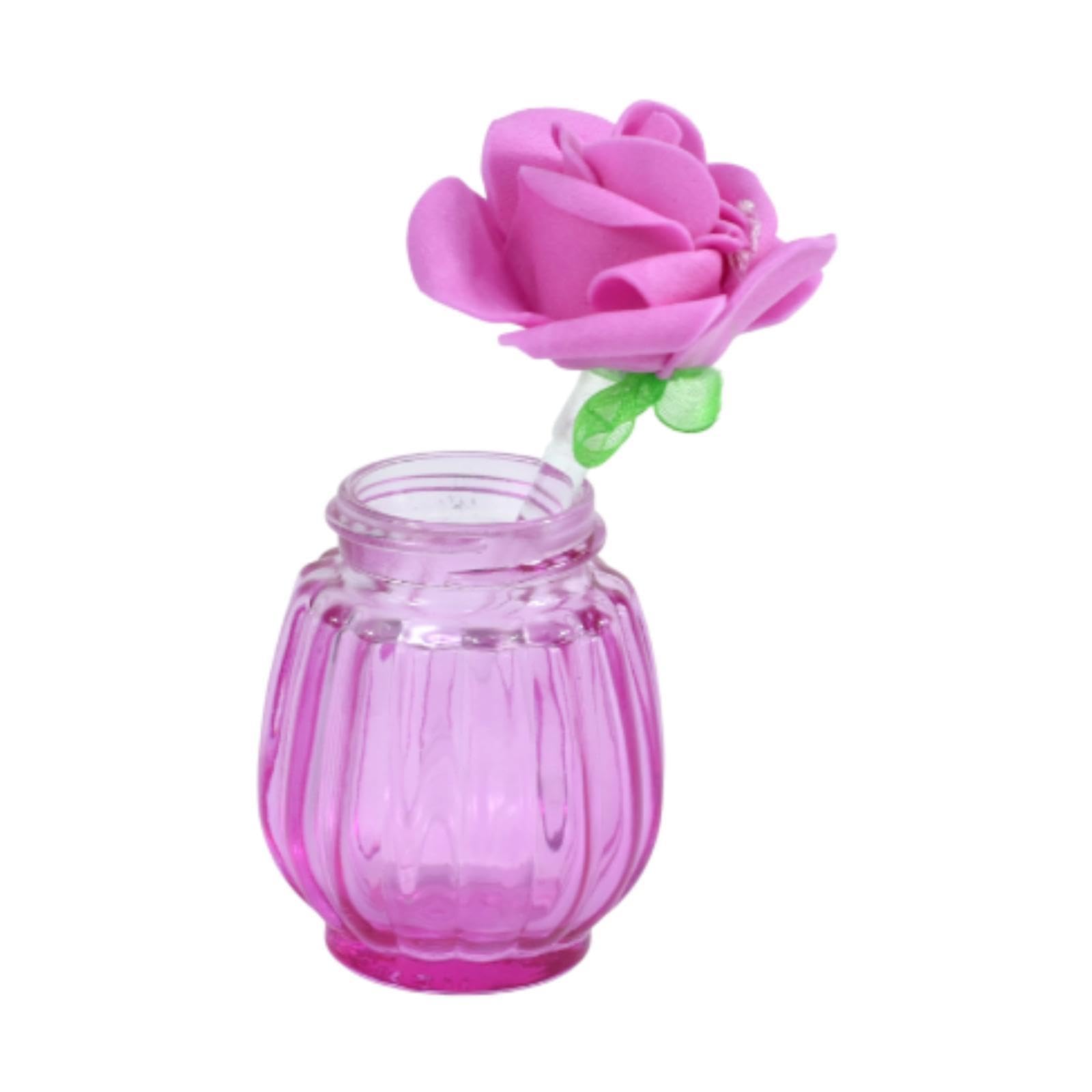 Perfume Bottle Set Small Versatile for Fragrance Enthusiasts Glass Scent Cup Purple-image-33