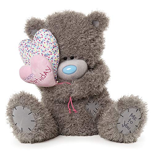tatty teddy holding balloons