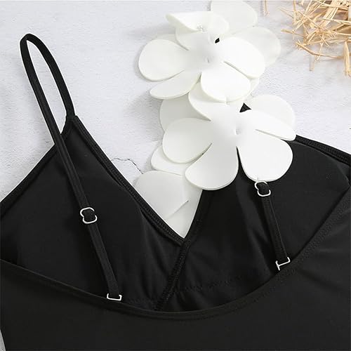 Miniatura 3 de IBAKOM Trajes de baño de tres piezas para mujer con falda cruzada a juego, parte superior de natación, control de abdomen, parte inferior de