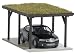 Produktbild Busch 1482 - Carport mit Grasdach