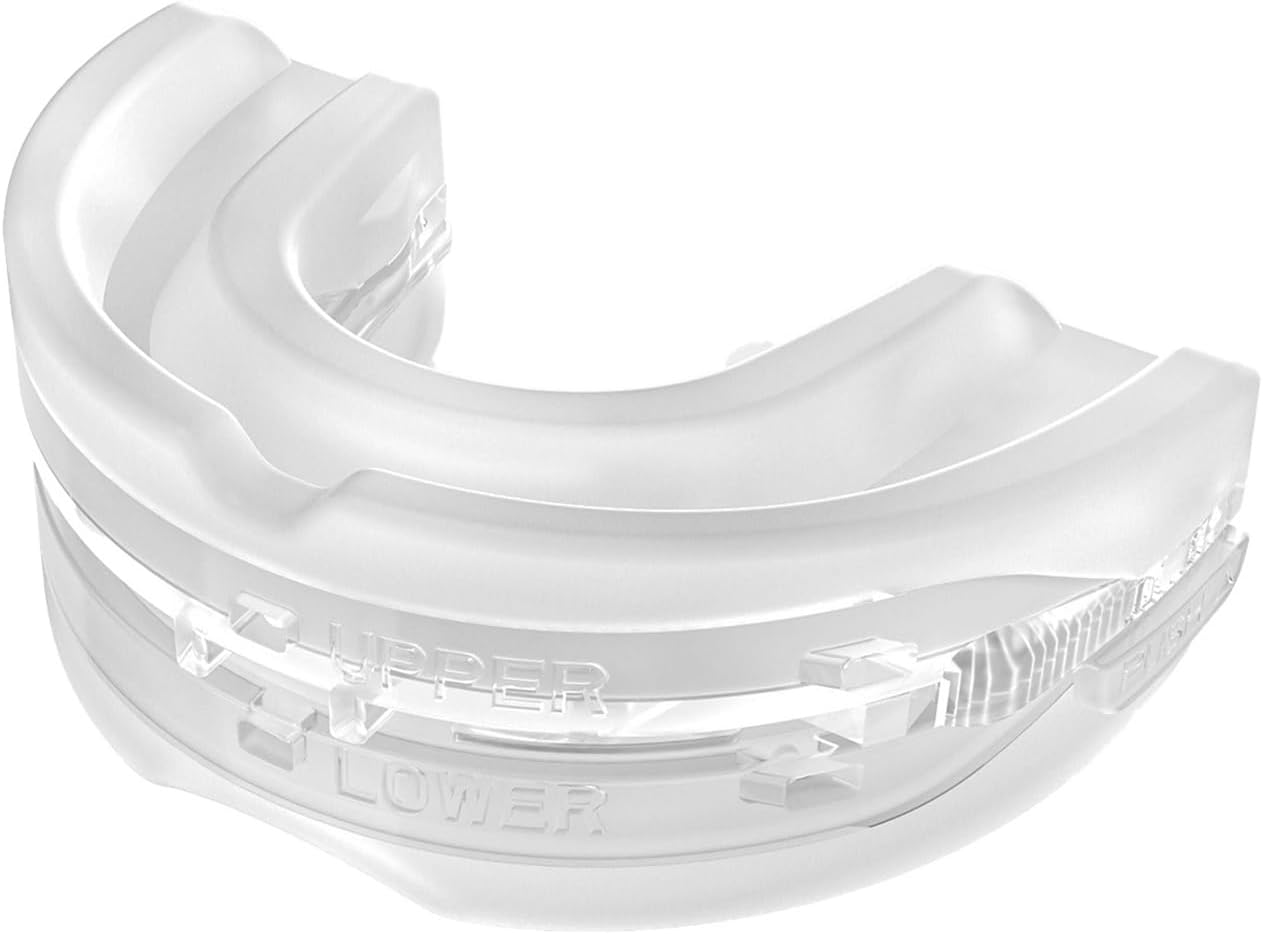Anti Snore Mouthpiece - Adjustable Mouth Guard for Snoring, Reusable Nighttime Snoring Aid for Adults Men & Women-A04
