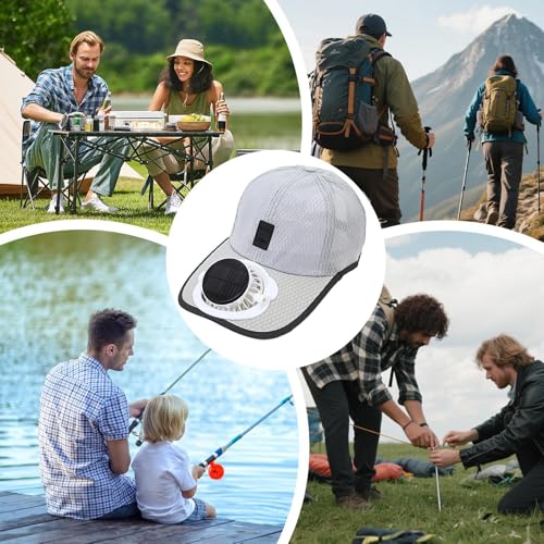 Chapeau de ventilateur solaire pour chantier et travail de construction