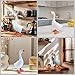 Krazcraft Desktop Goose Statue 7 inch Cute Resin Figurine for Office Desk Decor, Funny Home & Tabletop Decoration, Unique Housewarming Gifts for Women, Idea