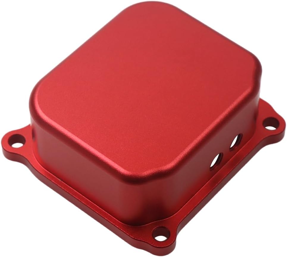 212cc Billet Valve Cover for Predator 212cc 6.5HP Hemi, Red sandblasted