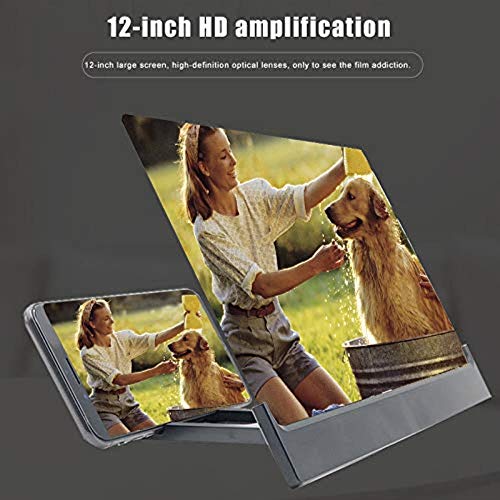 JLKDF 3D Phone Screen Amplifier, Faltbare Halter-Standplatz Screen Magnifier, Handy Lupe Projektor Bildschirm für Filme, Videos und Spiele – Bild 3