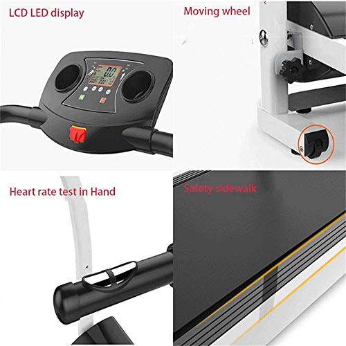 Image of Professional Treadmill Electric Motorized Treadmill Folding Running Jogging Walking Machine Fitness Workout