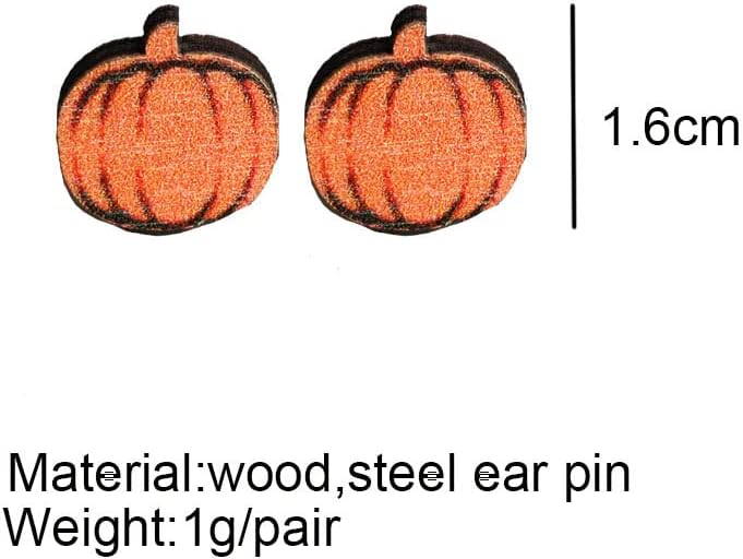 Halloween Earrings Set Cartoon Pumpkin Cat Cute Ghost Bat Drop Earring Studs for Women Girls Halloween Jewelry Set Costume Party Holiday Night Jewelry - Image 6