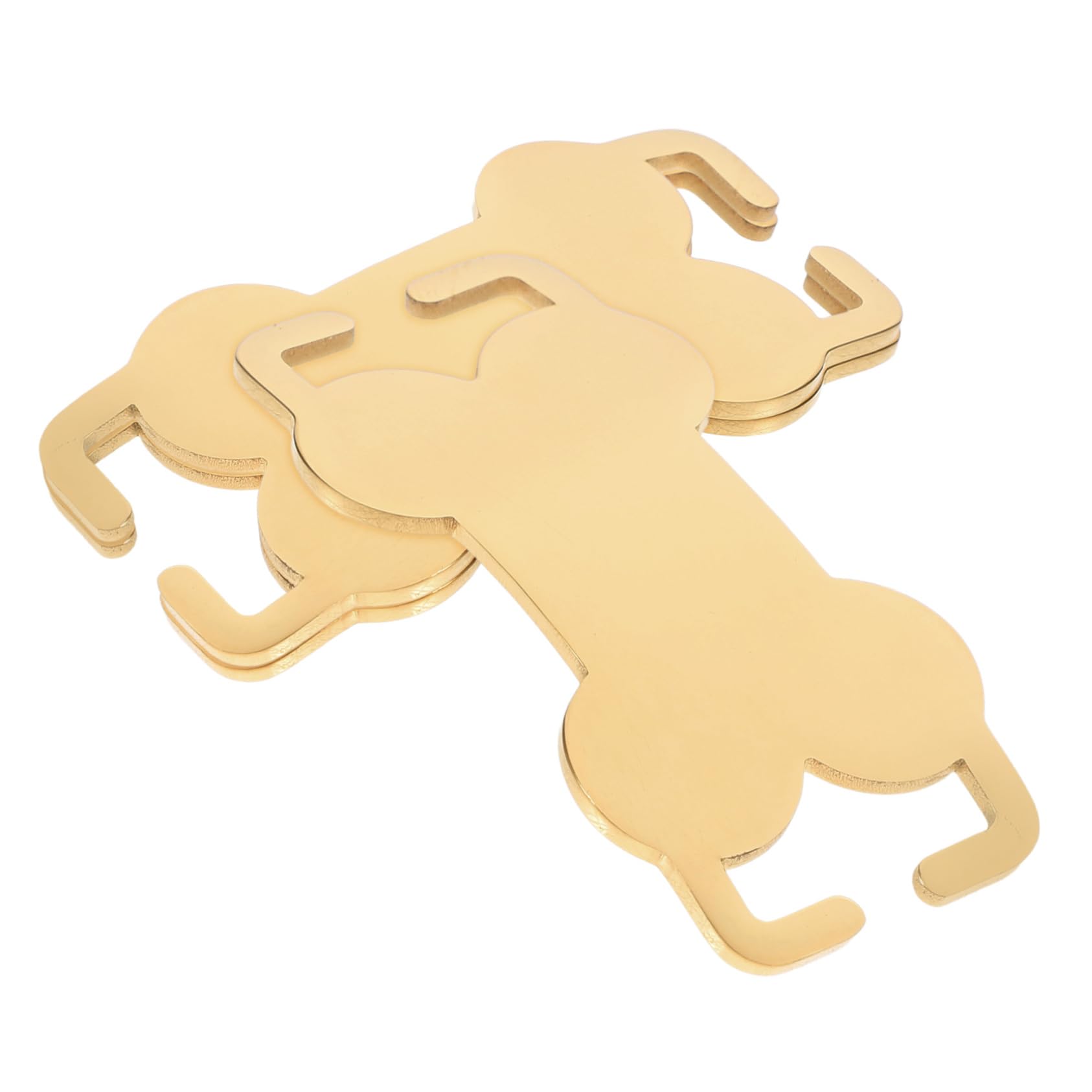 COLLBATH 4 Set Bones Dog Card Medagliette Per Collare Targhetta Identificativa Per Collare Per Cani Medagliette Per Animali Domestici Per Cani in Acciaio Inossidabile 3 Pezzi*4