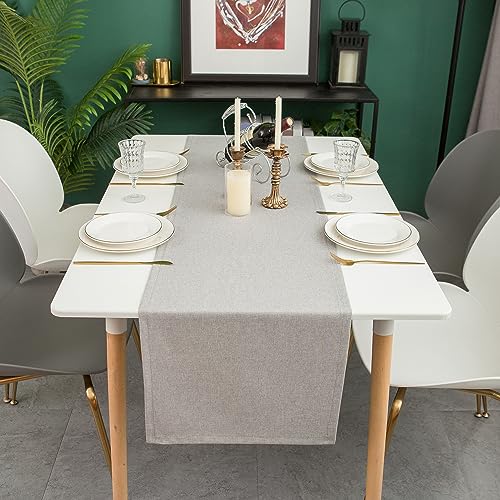 Simurq Modern Table Runner Grey Light, 40x180 cm - Image 2