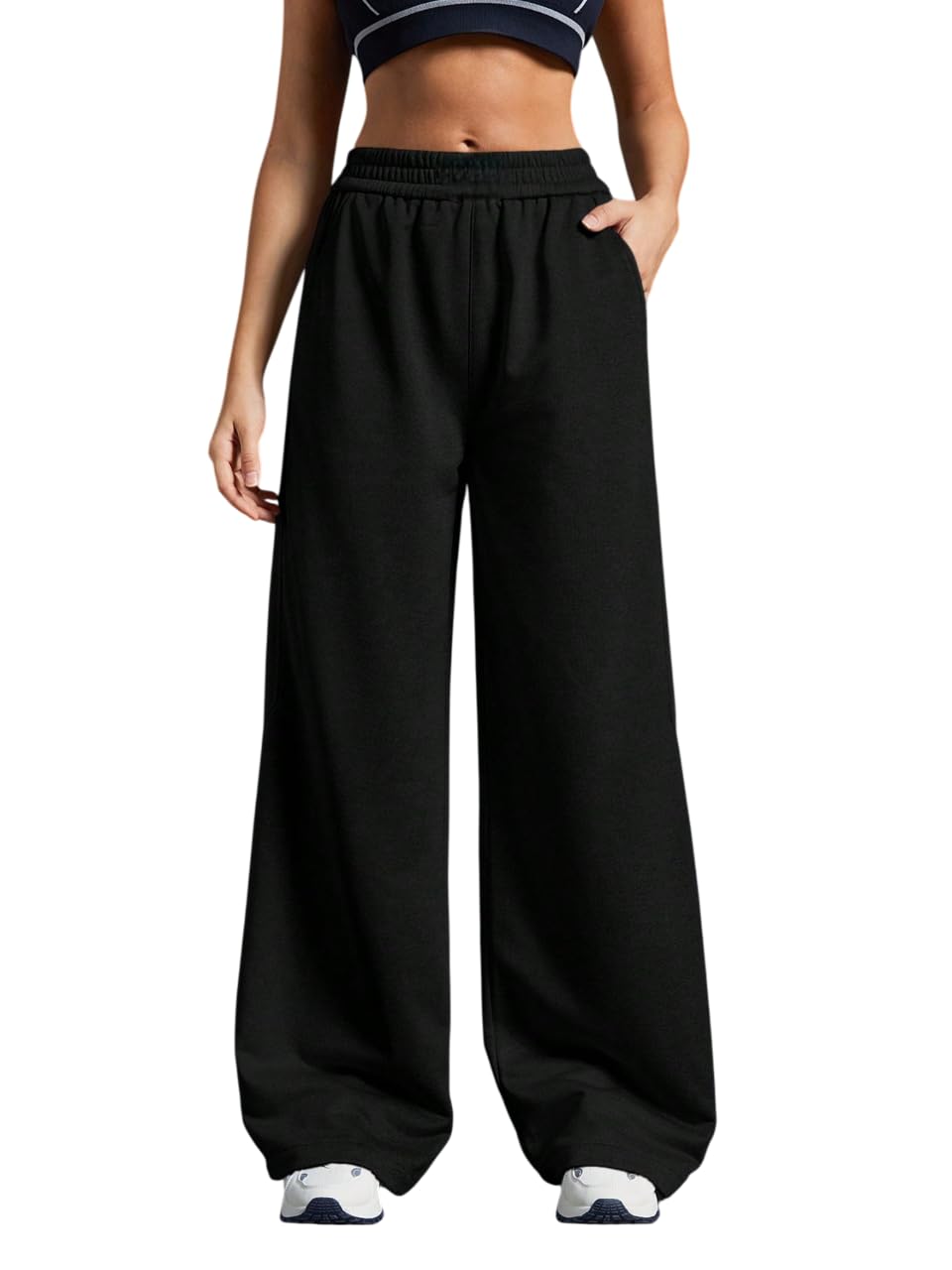 dockstreet Women's/Unisex ONESOPEN Bottom Drawstring Pure Cotton Stretchable Baggy Jogger Pants || for Similar Baggy Look Order a Size or Two Large Than Your Usual Size