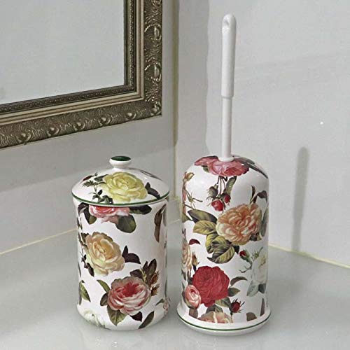 薔薇雑貨 トイレブラシポット ロイヤルアーデン トイレ用品 楽天市場】お得な トイレポット＆トイレブラシ セット 陶器 ロイヤル