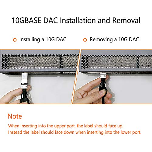 Image of 10G SFP+ DAC Cable, 0.5 M (1.6ft) Passive Twinax Cable, Direct Attach Copper, SFP+ to SFP+, 10GBASE-CU Cable for Cisco, Ubiquiti, D-Link, Supermicro, Netgear, Mikrotik, 0.5 Meter