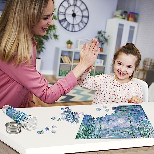 150 piezas Mini Rompecabezas para adultos y niños, 6 x 4 pulgadas, Starry Night y más 3 paquetes miniatura 6