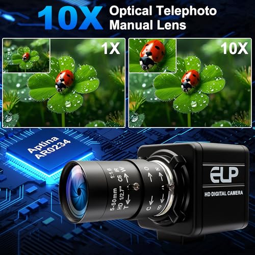 IFWATER 90fps 10X Varifocal Camera