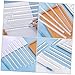 TEHAUX 20pcs Triangular Ruler Plastic Drawing Scale for Students Accurate Measurement Tool for Classroom and Office Use Teaching Ruler