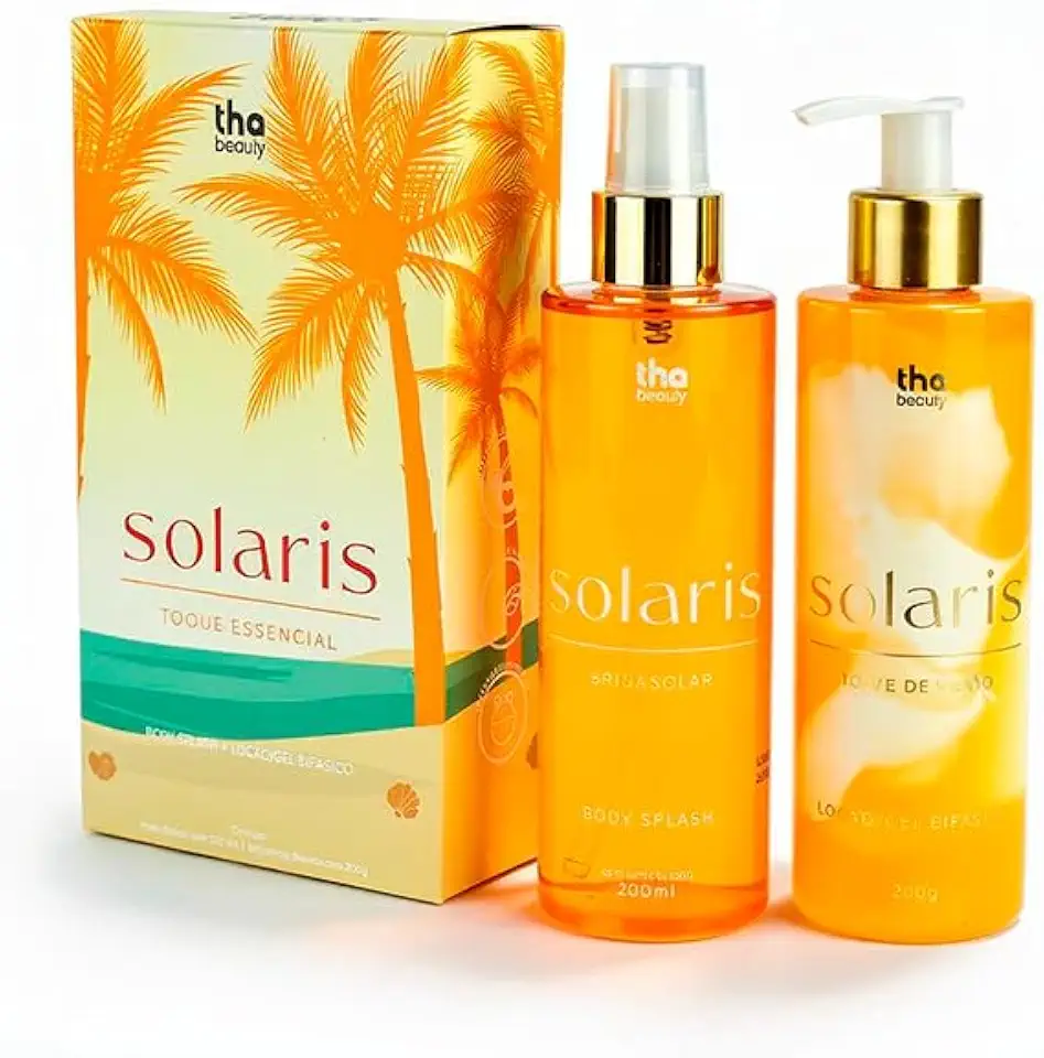 Kit Solaris: Body Splash + Loção Bifásica - Tha Beauty