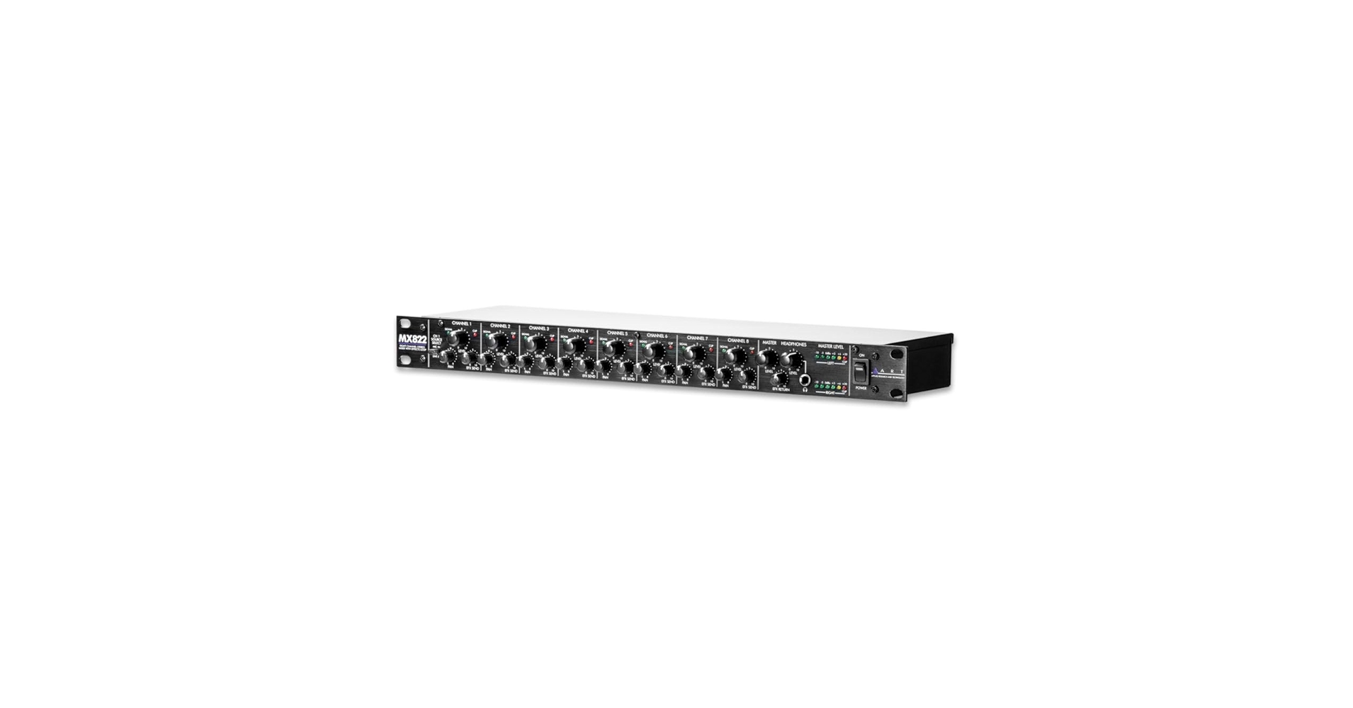 配信機器・PA機器・レコーディング機器 ART MX822 8-Channel Stereo Mixer ART MX822 8 Channel Stereo Rackmount Mixer - LightingelStore