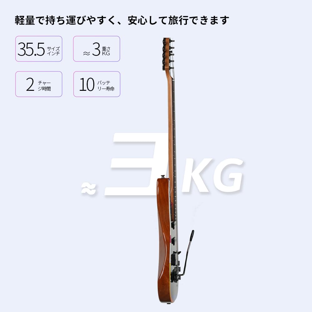 Amazon | AKAMA EDGE エレキギター 35.5