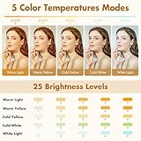 Selfie Light for iPhone,Portable Phone Clip on Light,Rechargeable LED Ring Light for Phone,Video Recording,Camera,Laptop,TikTok,Tablet,Vlog,Computer,5 Lighting Modes,80 LED High Power - Image 4
