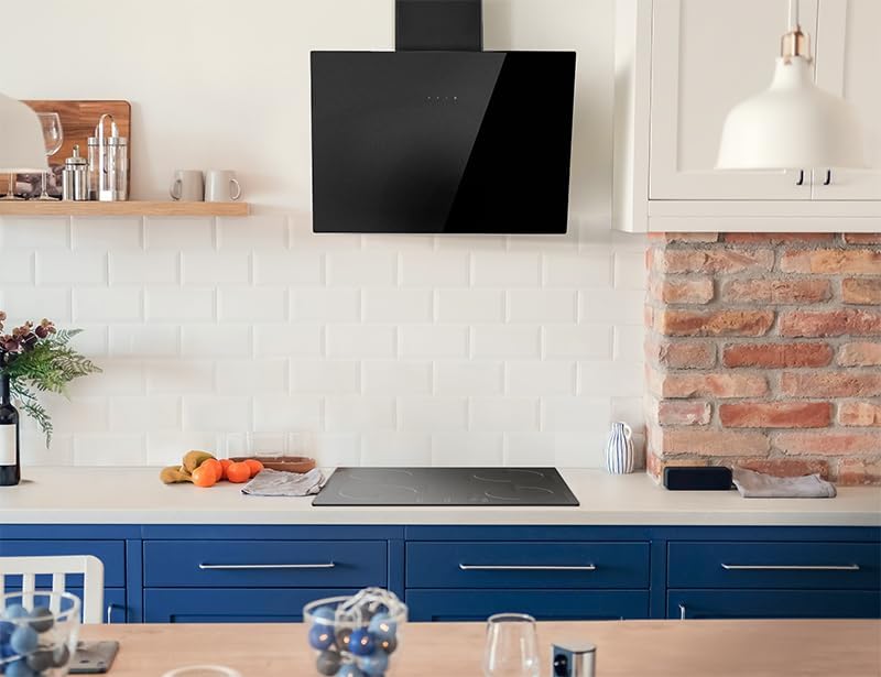 AMSTA AMPI3Z5000 Induction Hob installed flush into a kitchen countertop, demonstrating its sleek, integrated appearance.