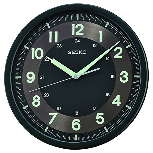 Buy Seiko Elegant Round Analog LumiBrite Black Plastic English