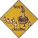 Crossings Duck Crossing Sign, Caution Yellow, 12 x 12