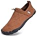 WateLves Barefoot Water Shoes Women Men Minimalist Comfortable Walking Shoes Beach Outdoor Running Sneakers (Brown,36)