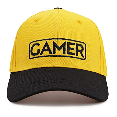 PopCrew Gaming Hats | Funny Video Gamer Gifts Accessories for Men Women Kids Teen Boys Hat Cap (Gamer)