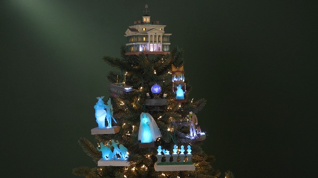 Hallmark Keepsake Christmas Ornament, Disney The Haunted Mansion Collection Constance Hatchaway With Light and Sound, Gifts for Disney Fans