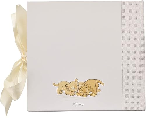 Miniatura 5 de Happy Homewares Lion King Life is an Adventure Baby Photo Album con cinta marfil - 50 fotos - Perfecto para la familia con bebé recién nacido - Con
