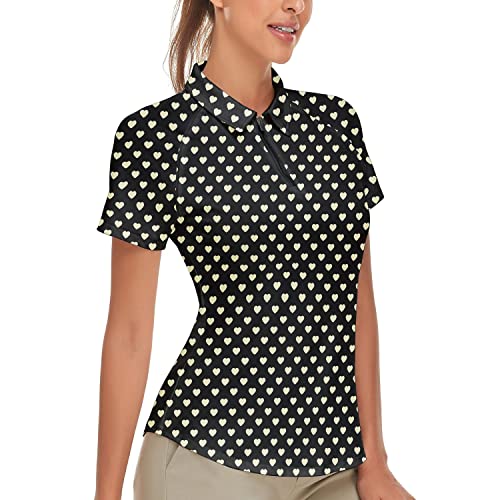 Soneven Polo Transpirable de Manga Corta para Mujer, Ligero, Ajus...