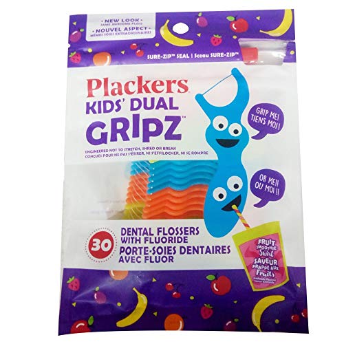 Plackers Kids 1st Floss Picks - Berry 2-Pack
